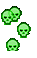 Skull Green Aura